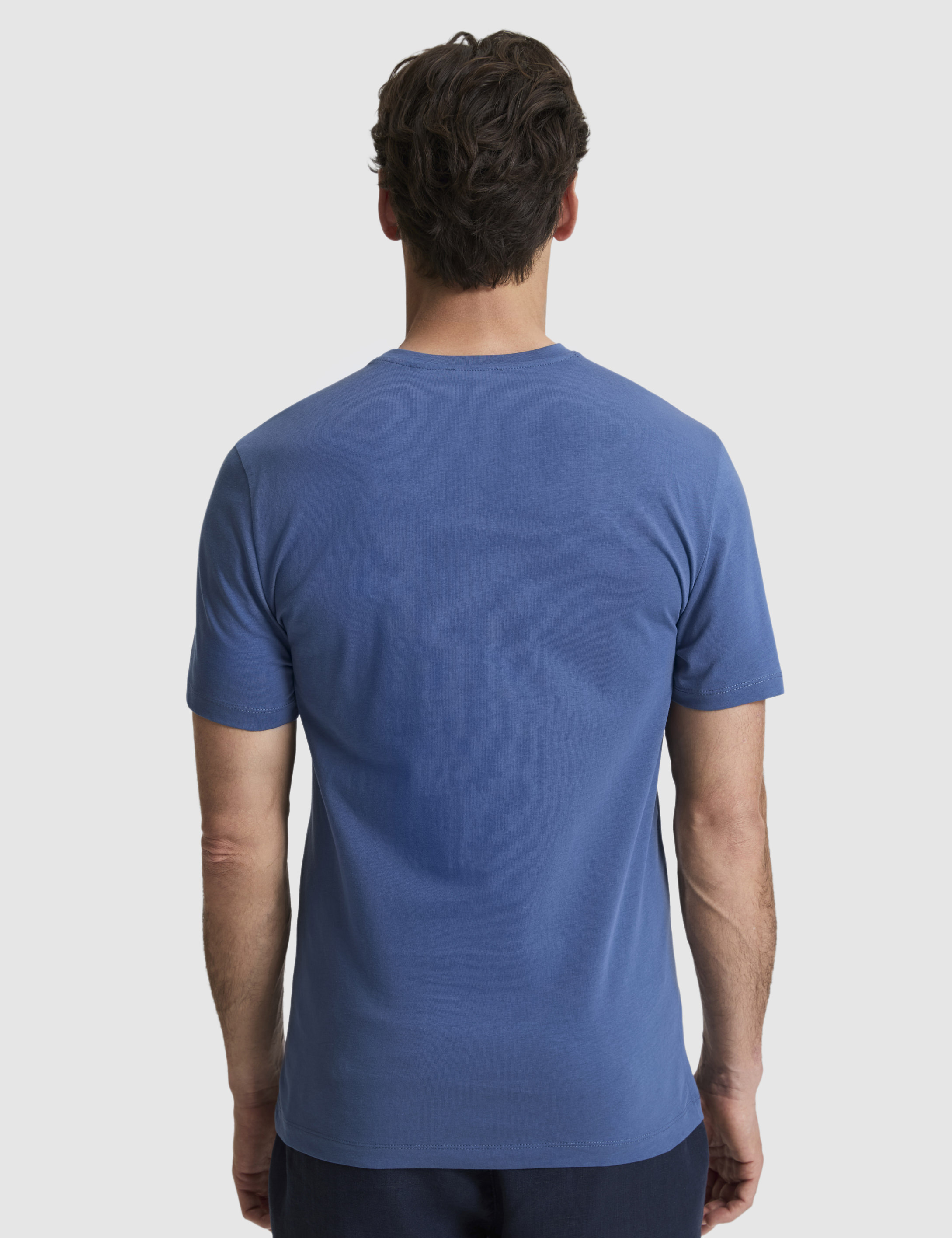 İndigo Regular Fit %100 Pamuk Bisiklet Yaka Tişört - 50327866026