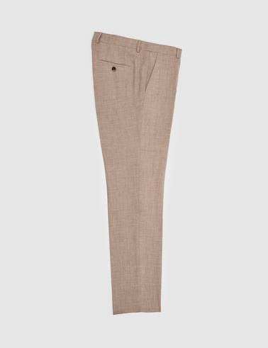 Açık Kahverengi Slim Fit Takım Elbise