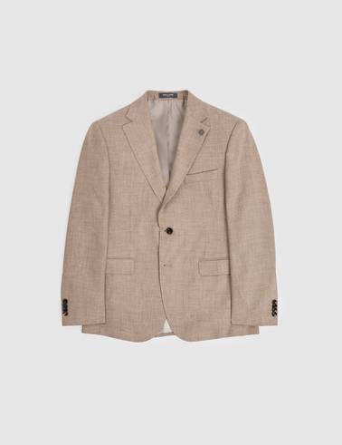 Açık Kahverengi Slim Fit Takım Elbise