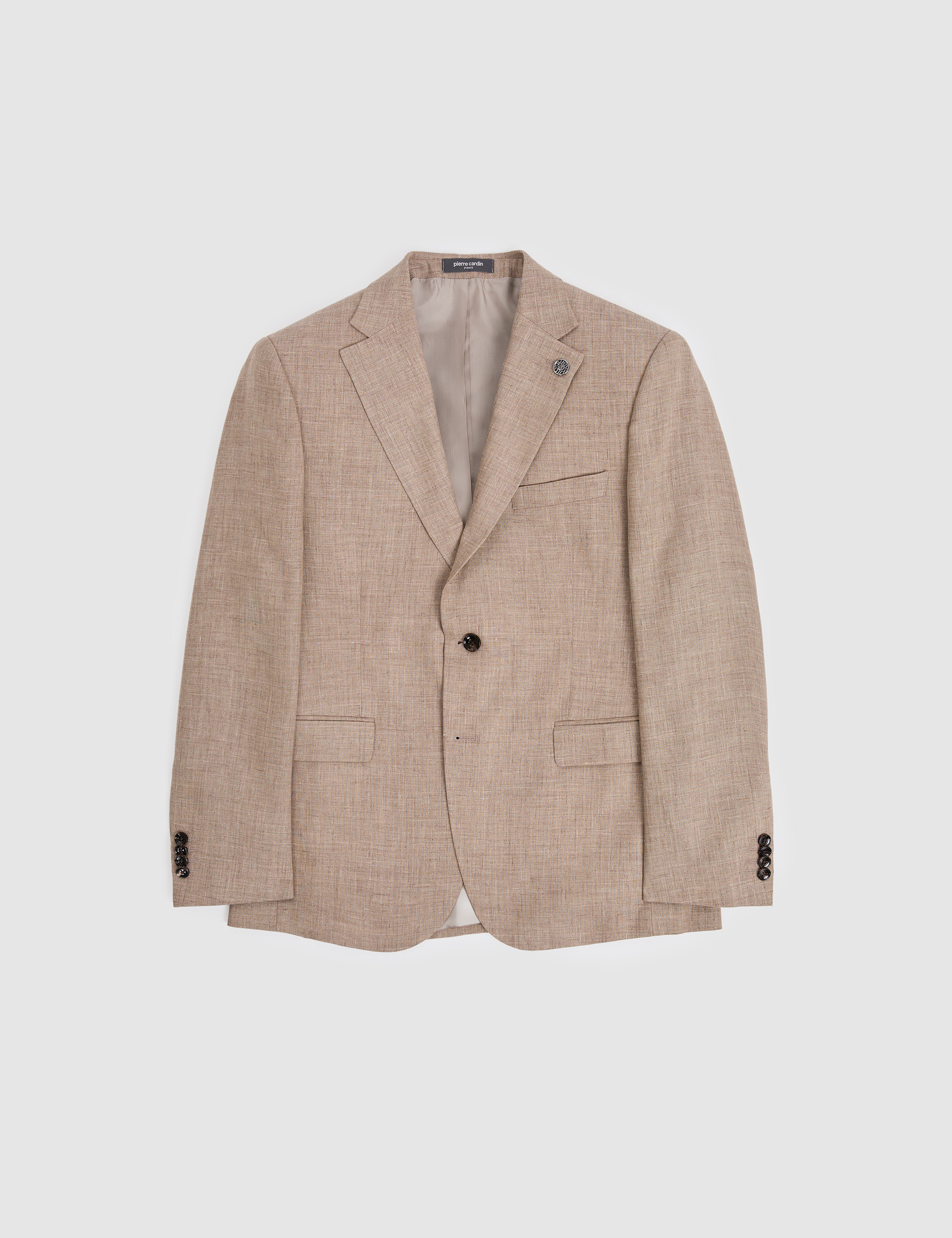 Açık Kahverengi Slim Fit Takım Elbise