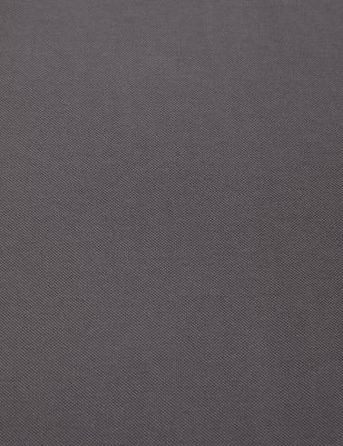 Koyu Gri Slim Fit %100 Pamuk Düğmeli Polo Yaka Basic Tişört