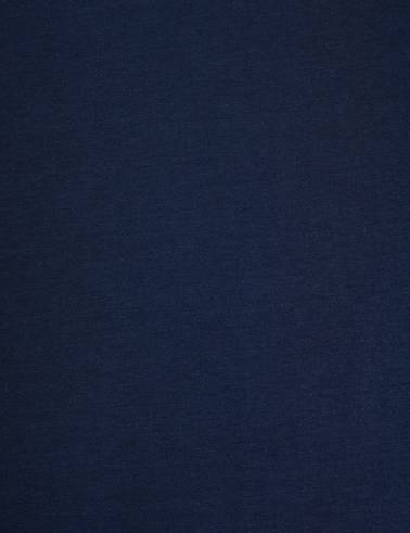 Lacivert Comfort Fit %100 Pamuk Bisiklet Yaka Basic Tişört