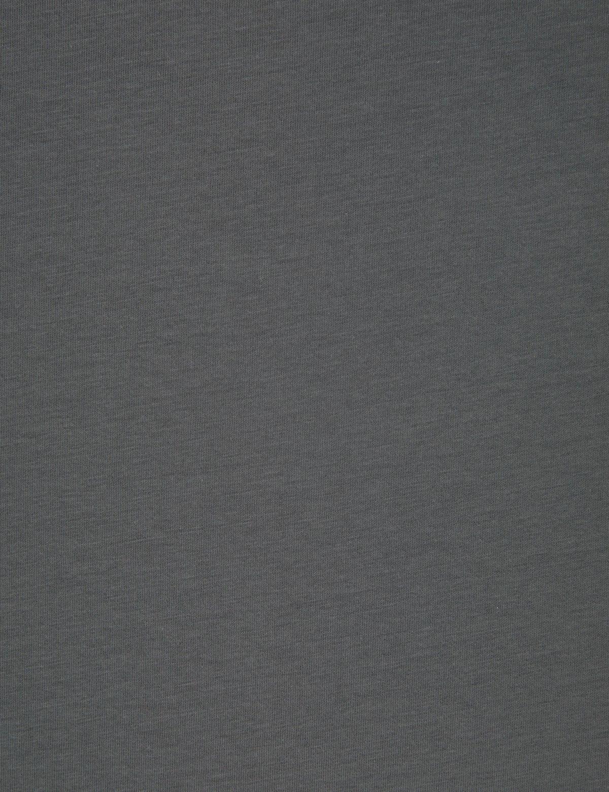 Antrasit Comfort Fit %100 Pamuk Bisiklet Yaka Basic Tişört - 50325300001