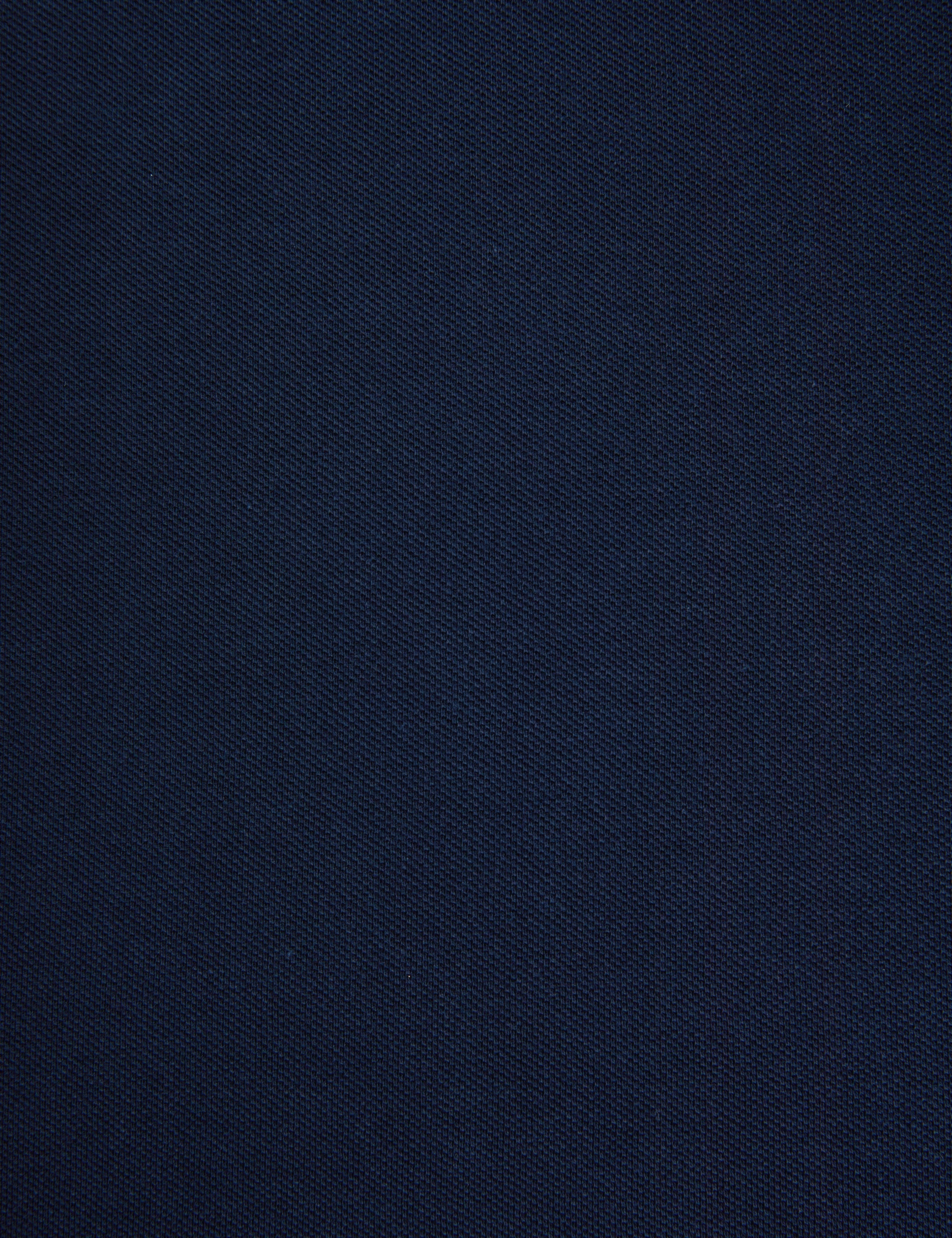 Lacivert Slim Fit %100 Pamuk Fermuarlı Polo Yaka Tişört - Image 7