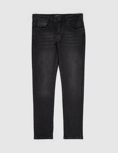 Siyah Slim Fit Jean Pantolon