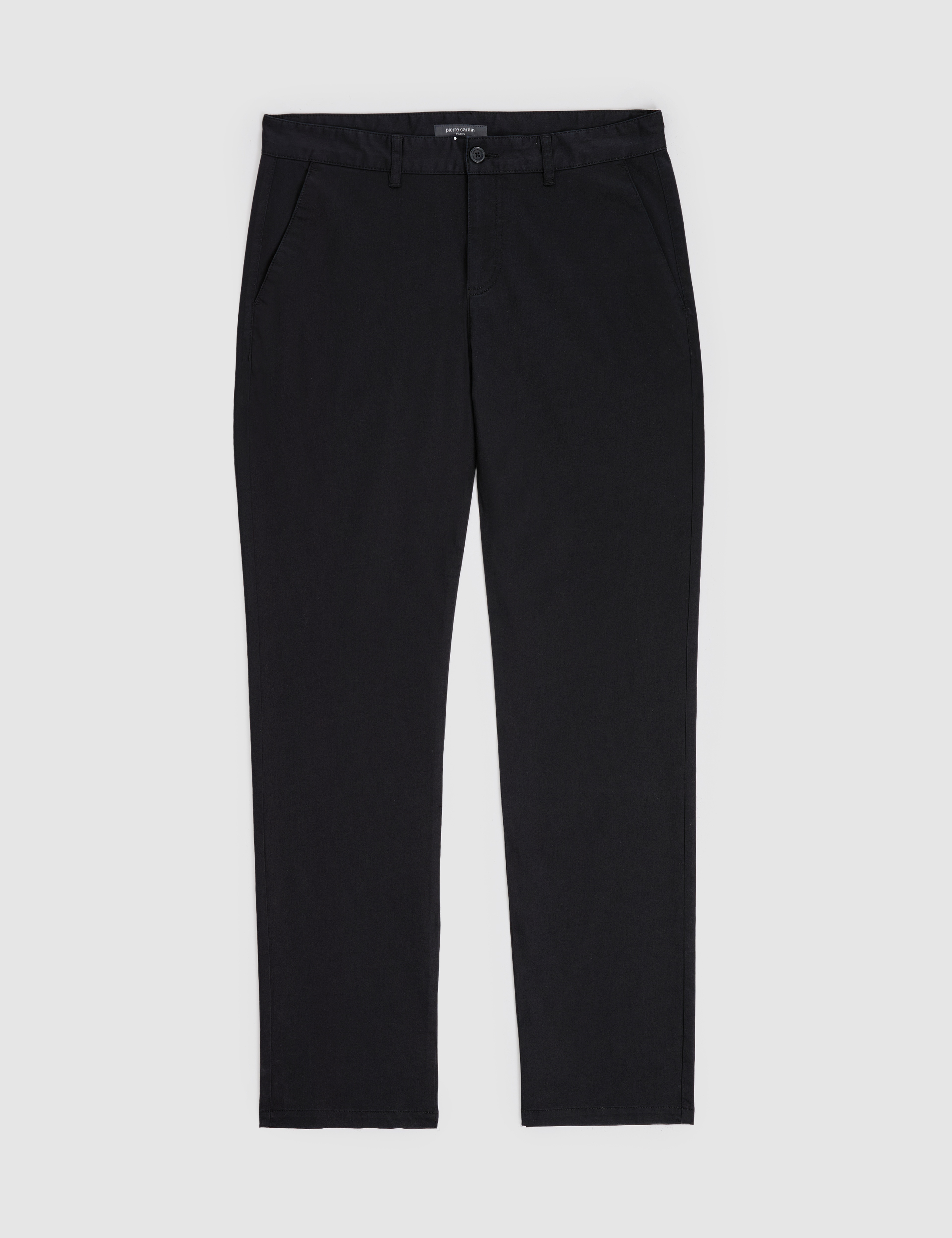 Siyah Regular Fit Basic Kanvas Pantolon - Image 5