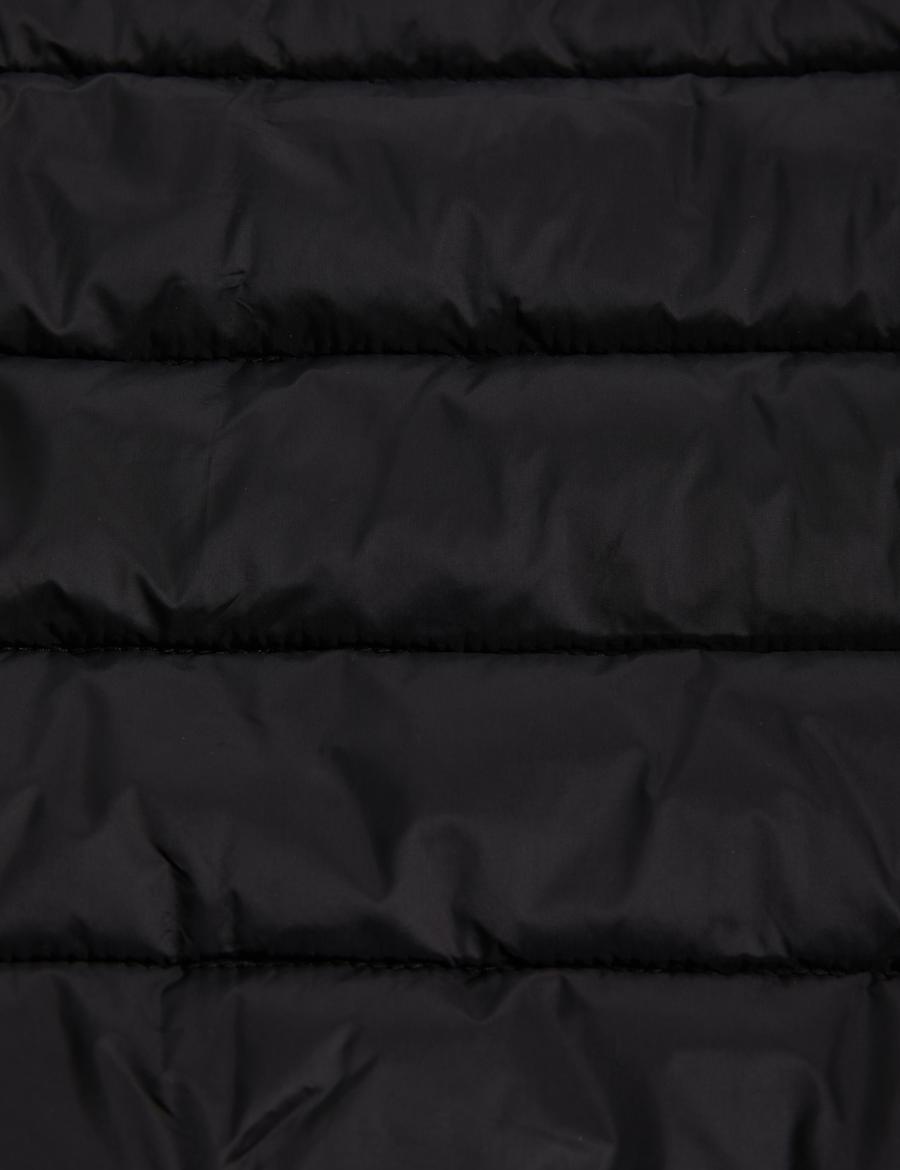 Siyah Cropped Slim Yelek