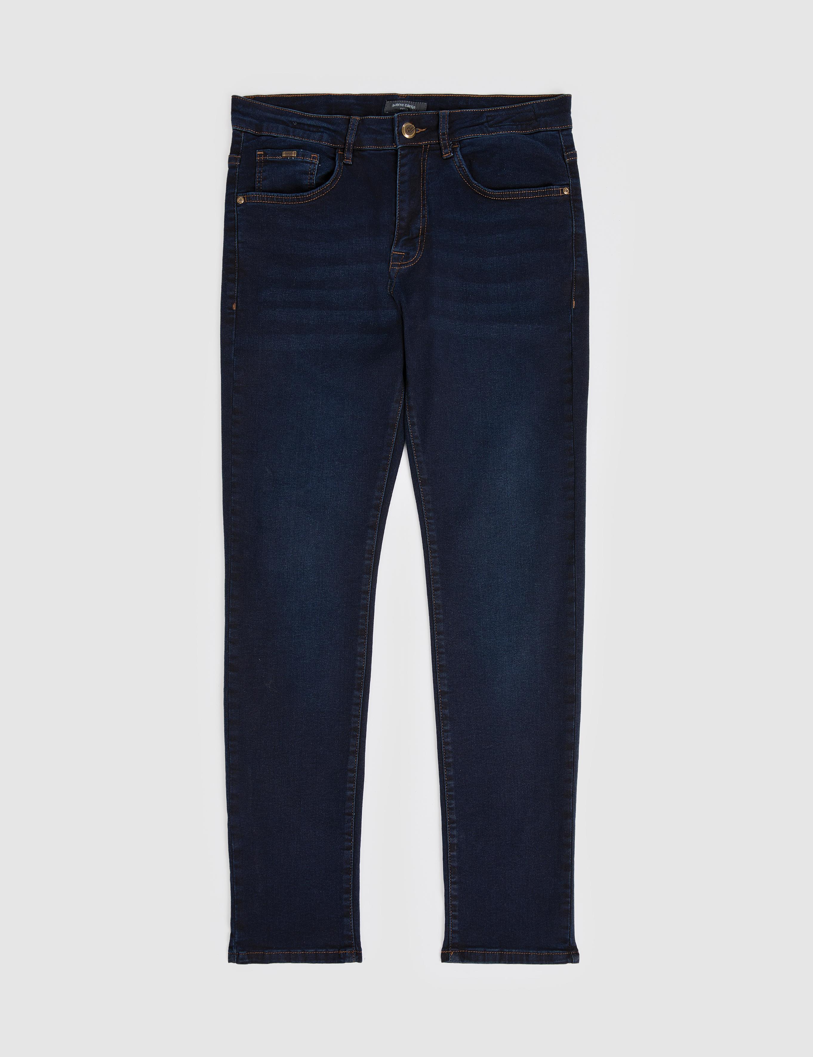 Koyu Lacivert Slim Fit Jean Pantolon