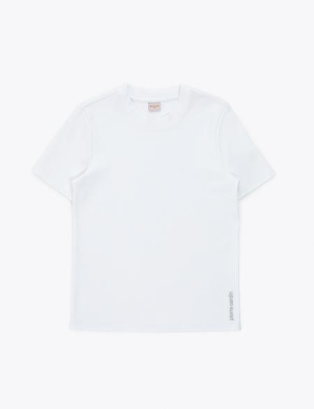 Beyaz Regular Fit Basic Tişört - 50323570021