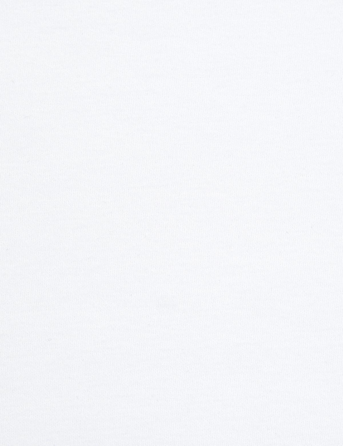 Beyaz Regular Fit Basic Tişört - 50323570021