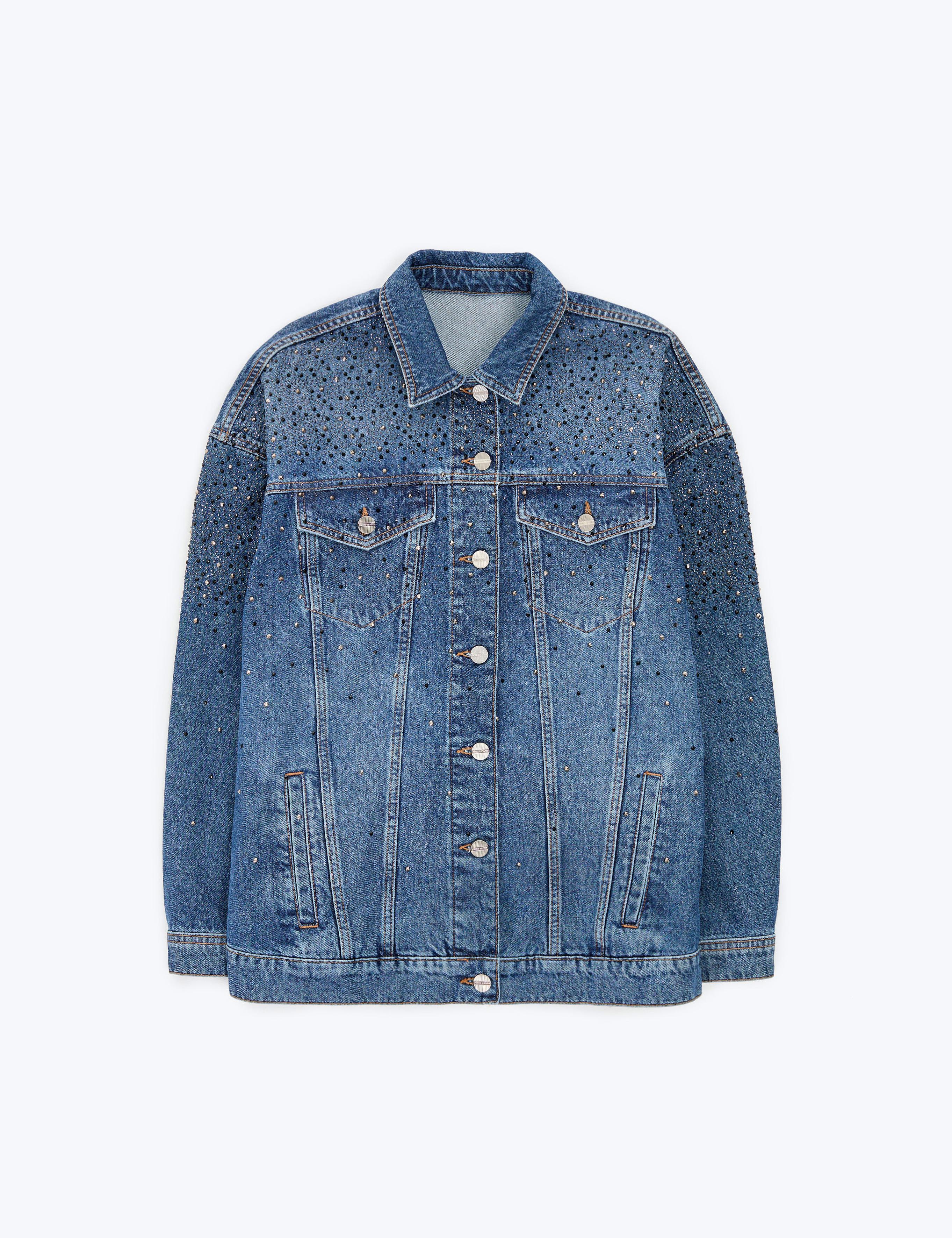Mavi Oversize Jean Ceket