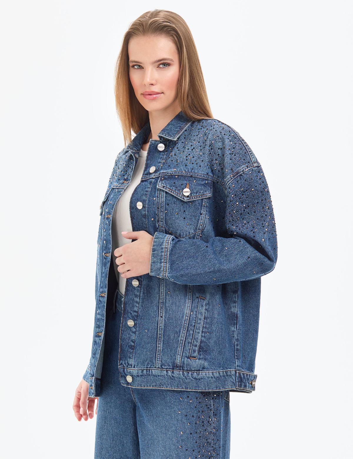 Mavi Oversize Jean Ceket - 50320367005