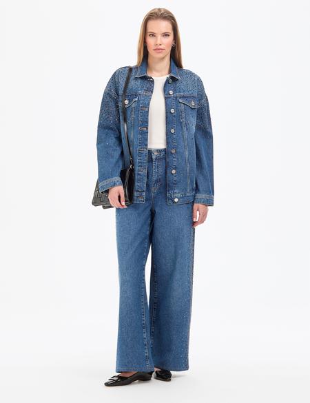 Mavi Oversize Jean Ceket - 50320367005