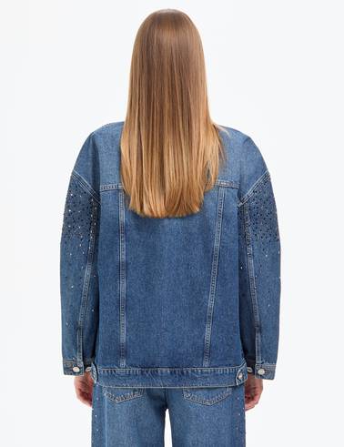 Mavi Oversize Jean Ceket