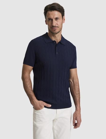 Lacivert Slim Fit Polo Yaka Triko Tişört - 50320804012