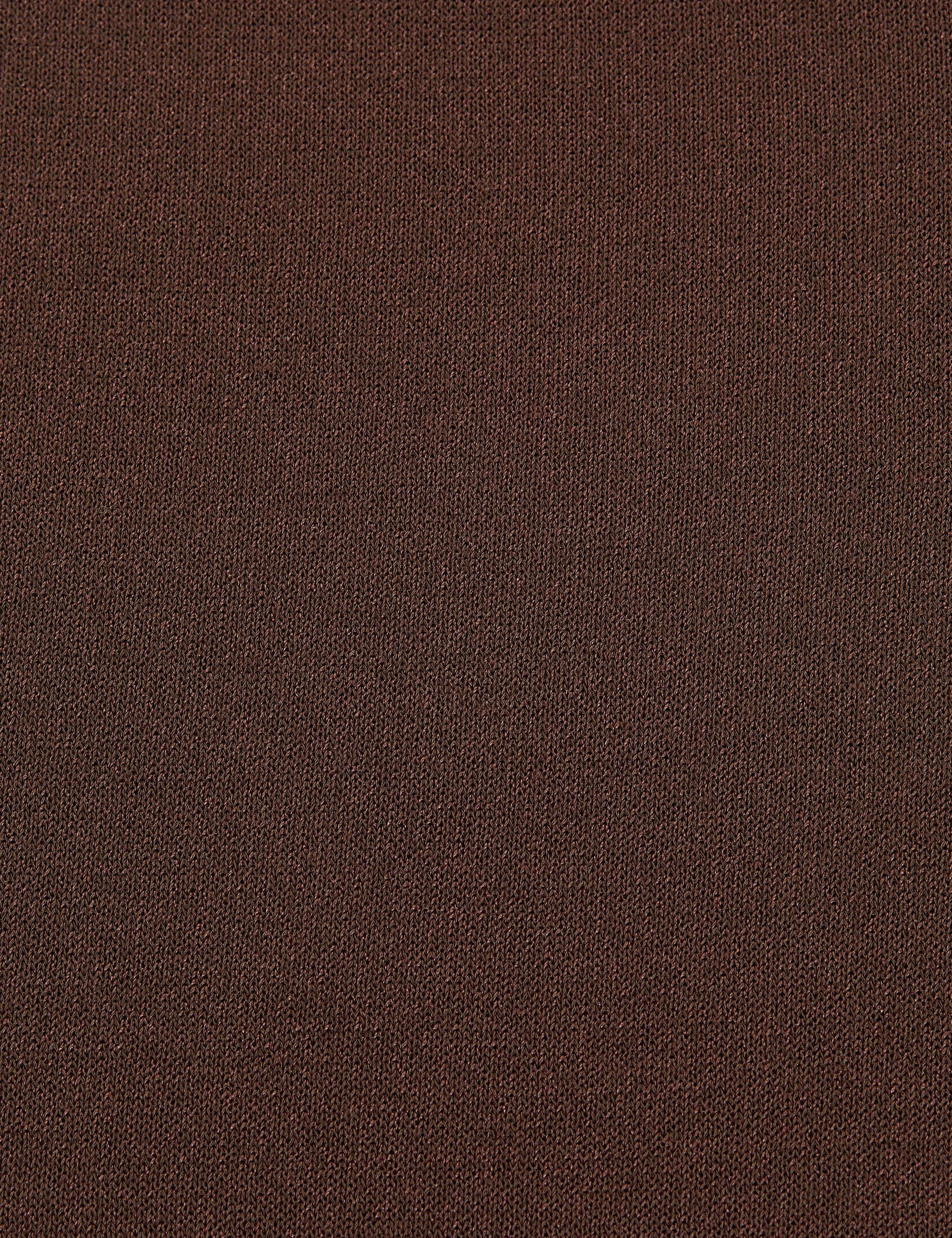 Kahverengi Comfort Fit Triko Hırka - Image 7