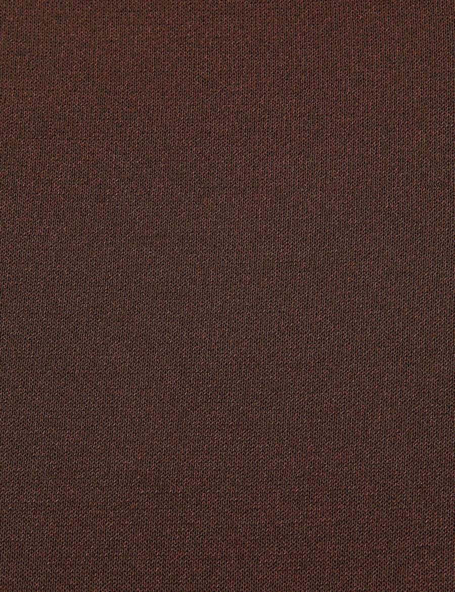 Kahverengi Comfort Fit Triko Hırka