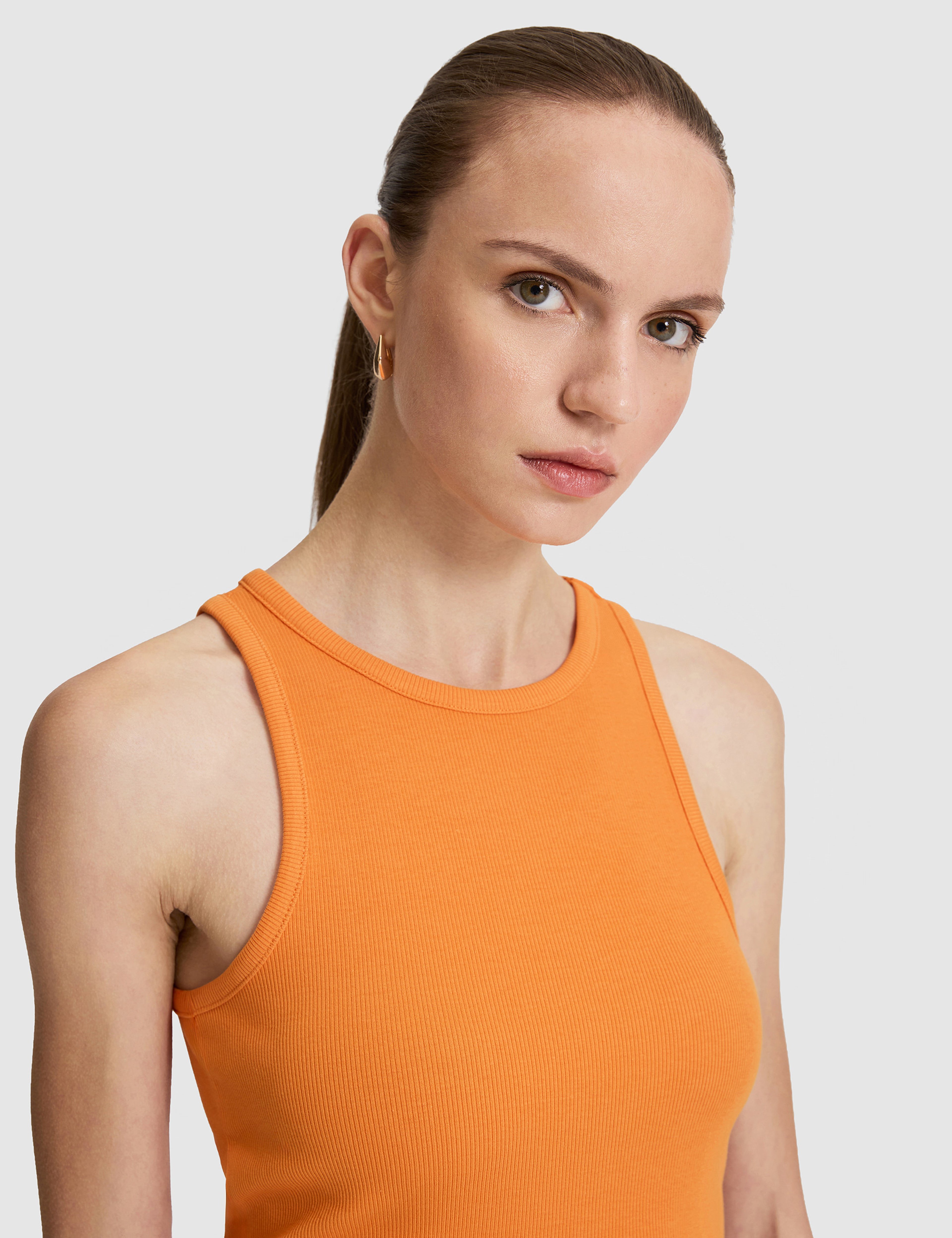 Turuncu Extra Slim Fit Tişört