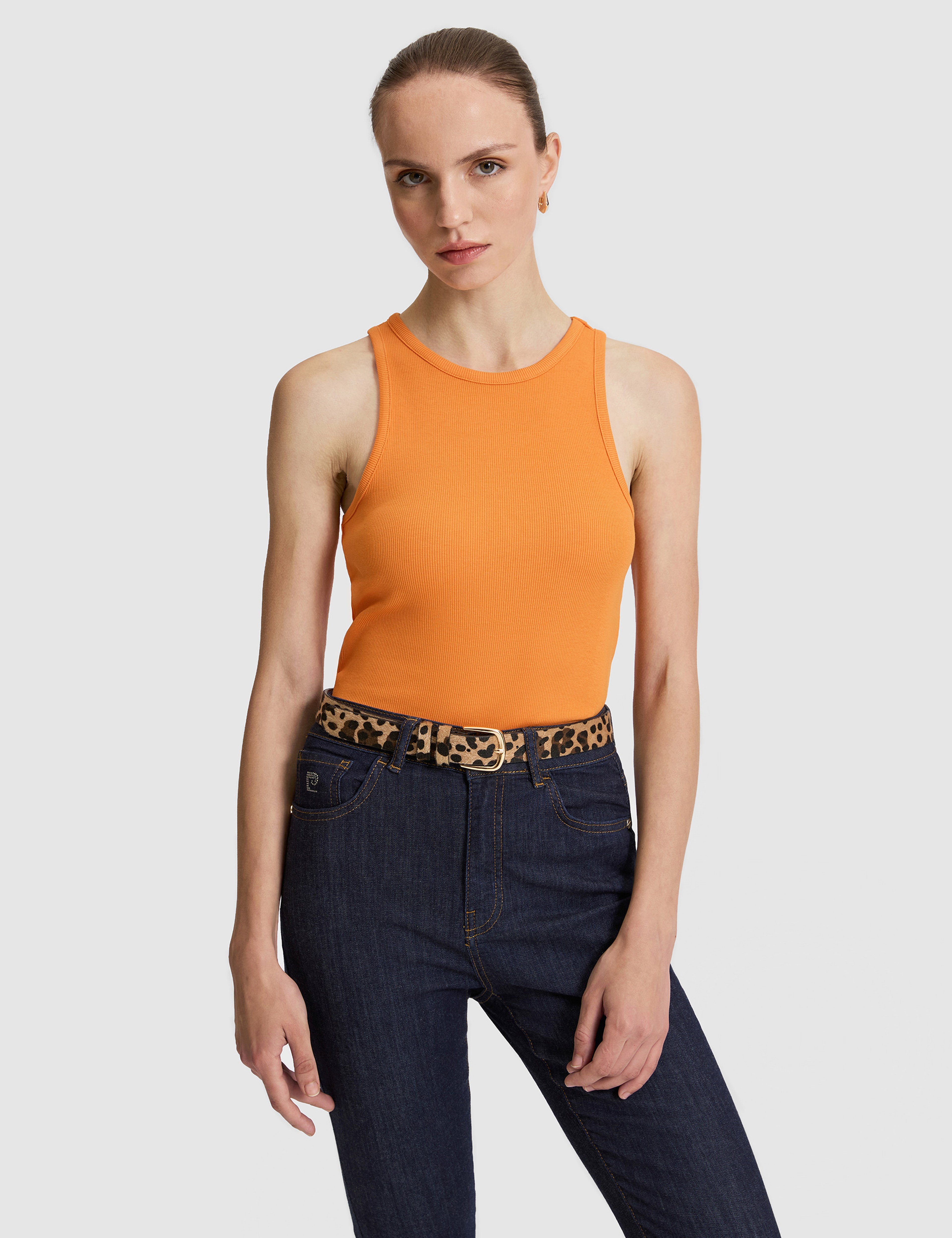 Turuncu Extra Slim Fit Tişört