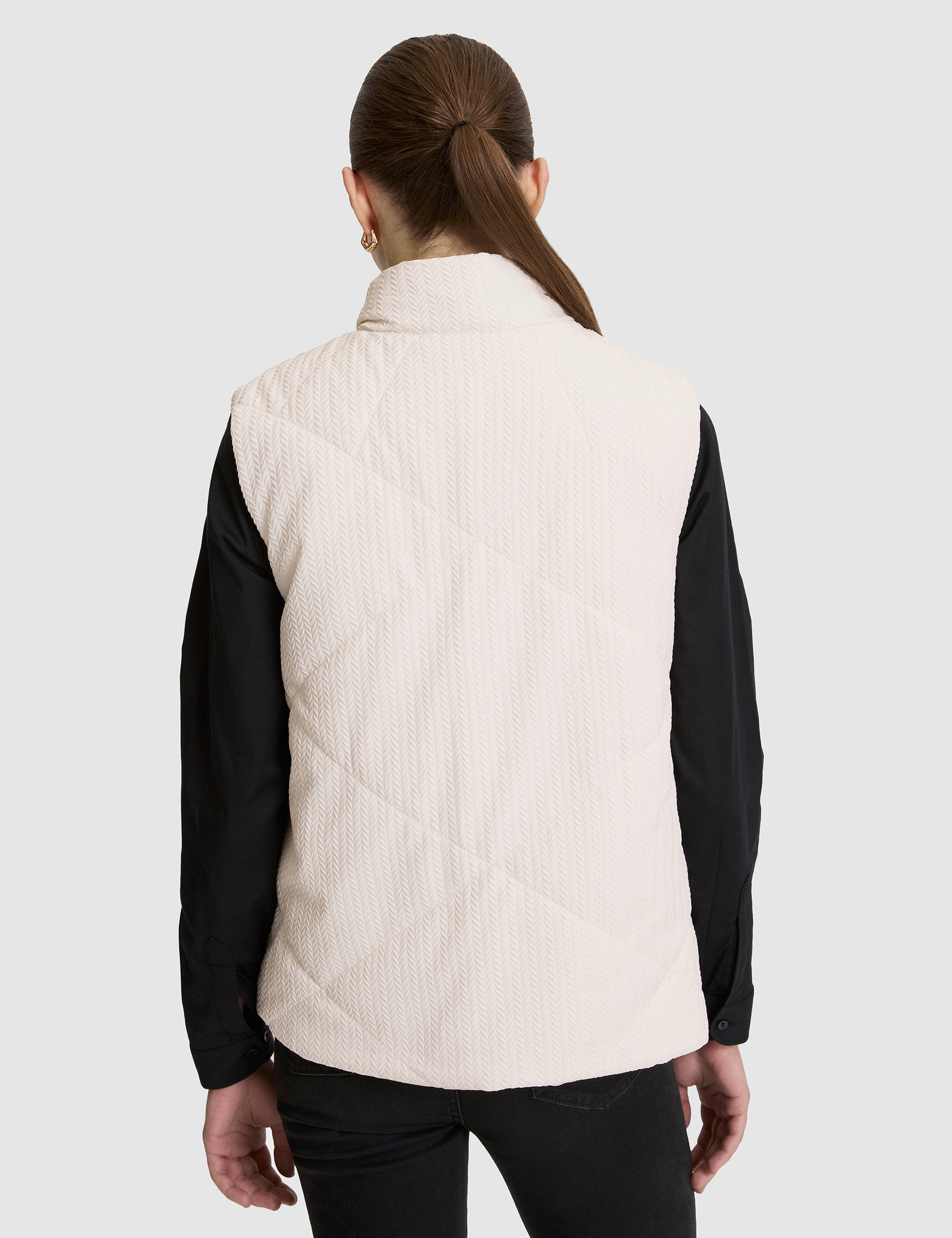 Ekru Regular Fit Yelek - Image 7