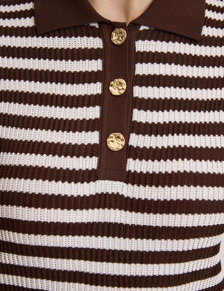 Kahverengi Slim Fit Kazak - 50324128004
