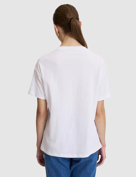 Beyaz Comfort Fit Tişört - 50323591008