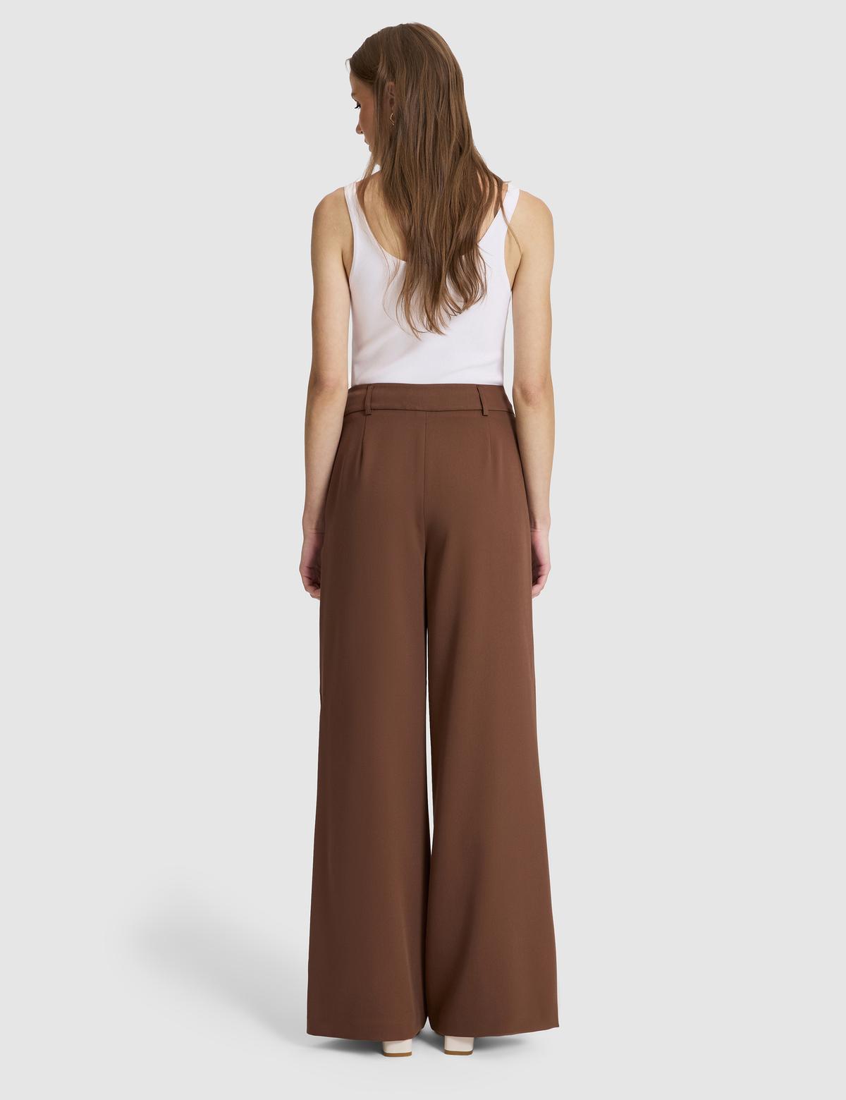 Kahverengi Kumaş Pantolon - 50320351017