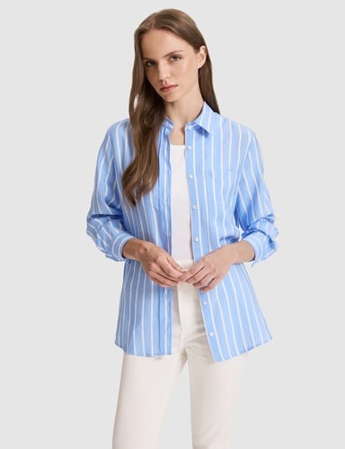 Mavi Comfort Fit Uzun Kollu Gömlek