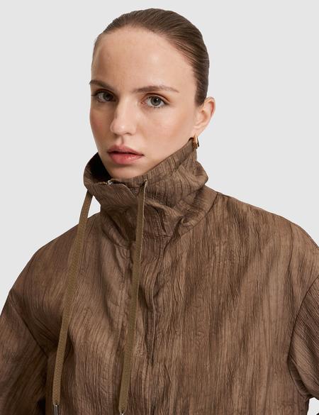 Kahverengi Crop Top Mont - 50322534005