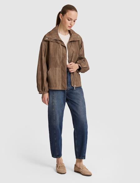 Kahverengi Crop Top Mont - 50322534005