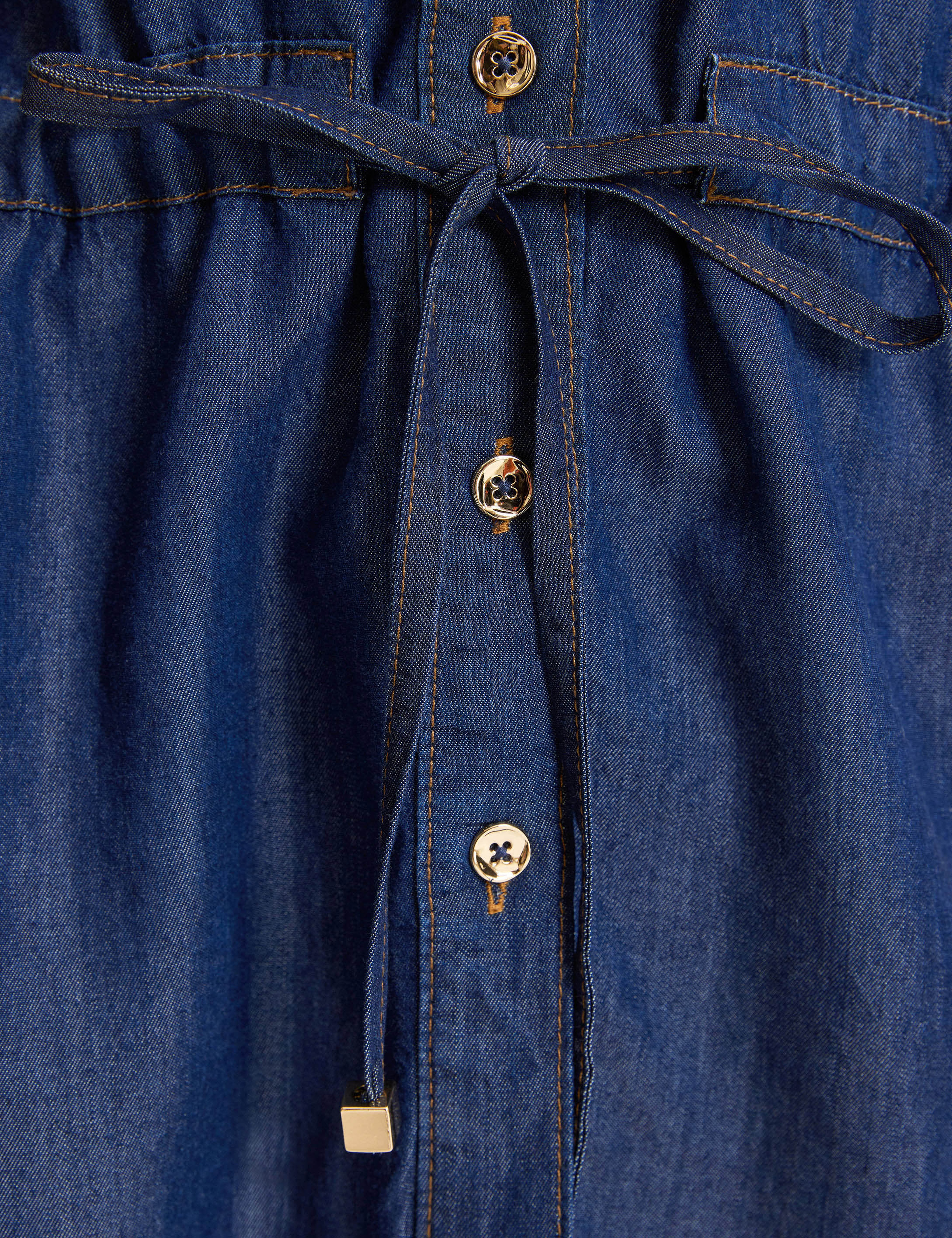 Saks Comfort Fit Jean Gömlek - Image 6