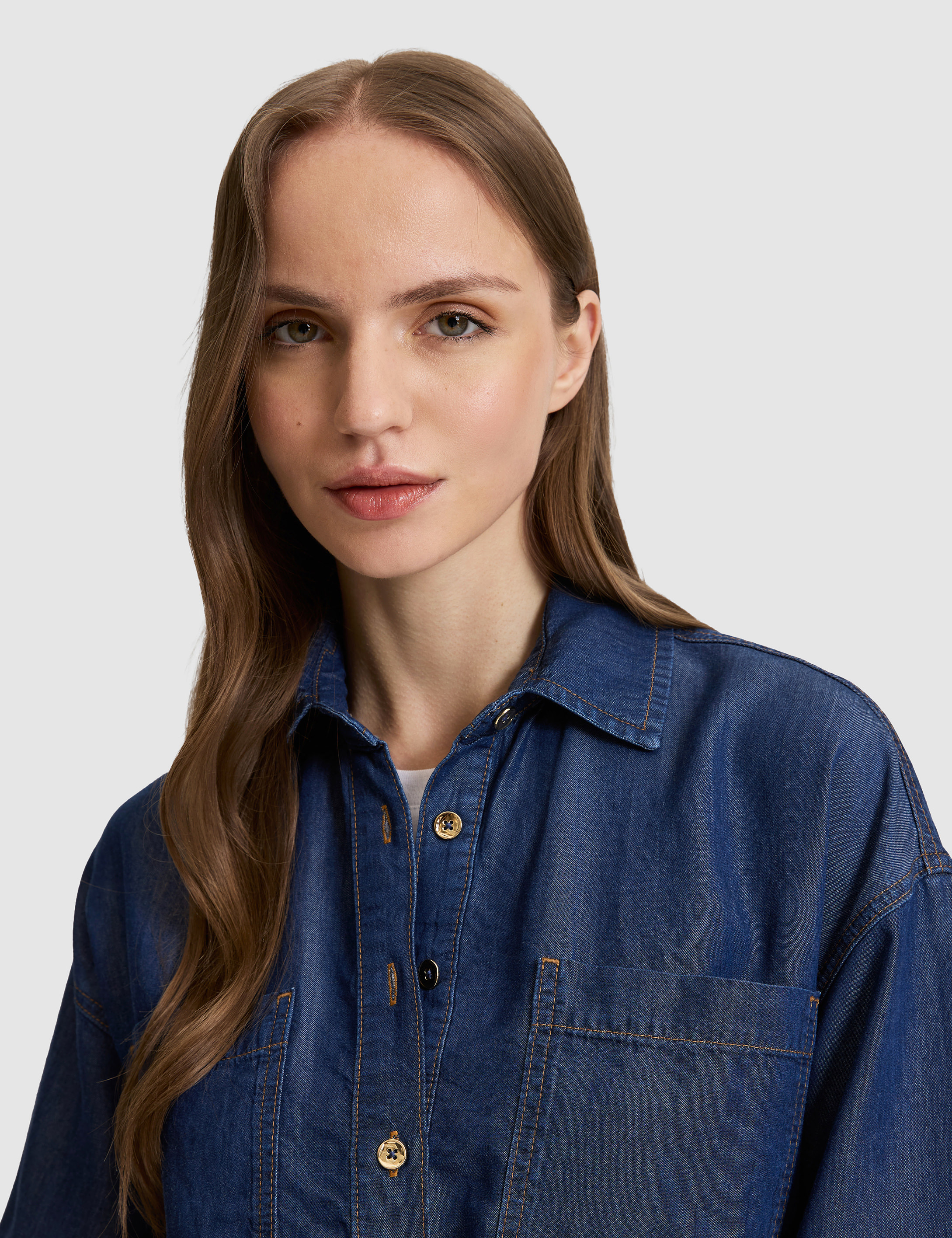Saks Comfort Fit Jean Gömlek