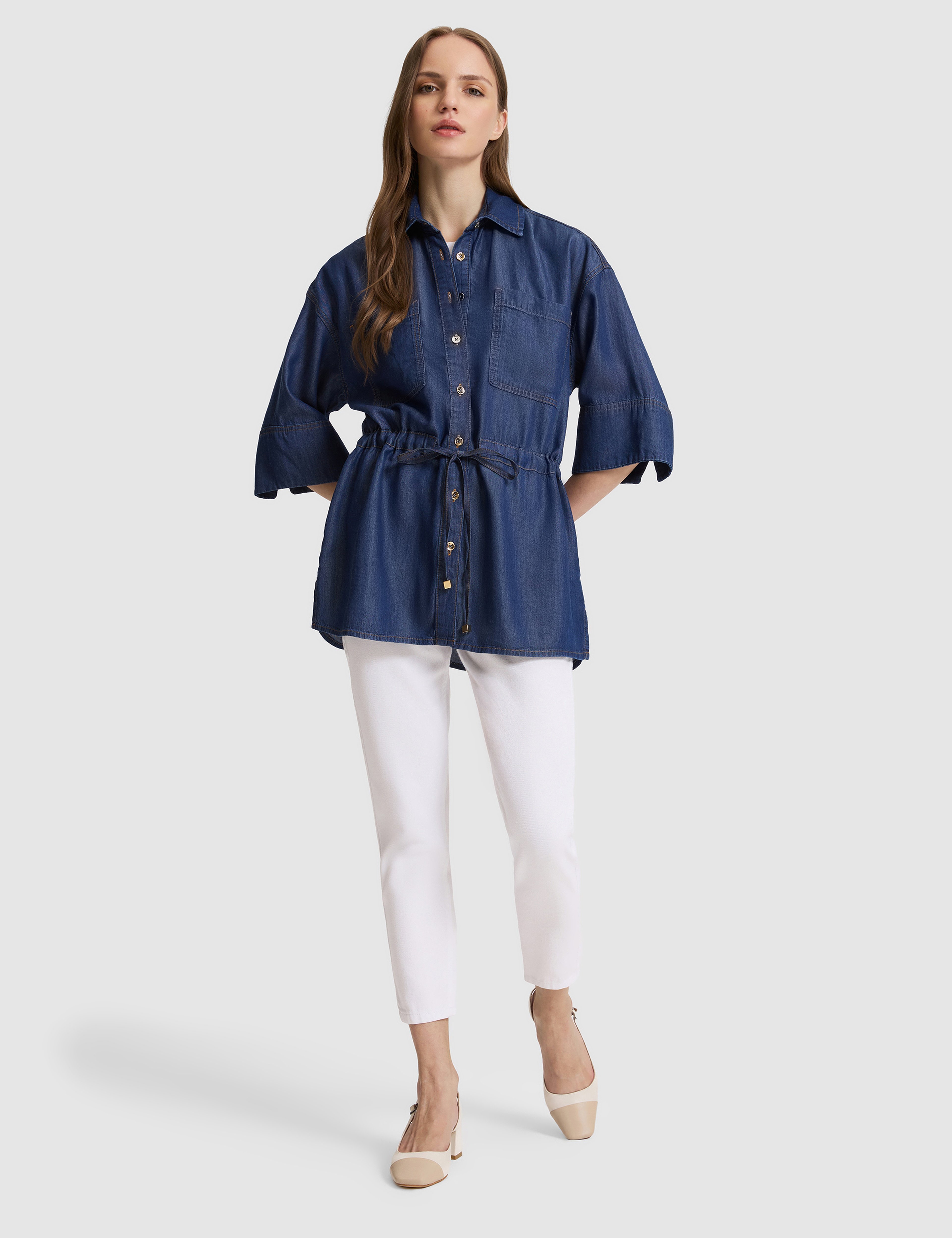 Saks Comfort Fit Jean Gömlek