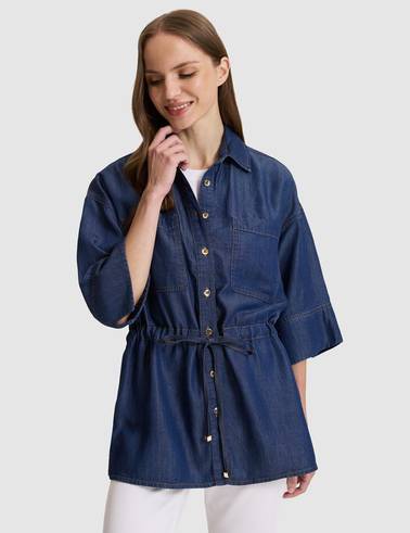 Saks Comfort Fit Jean Gömlek