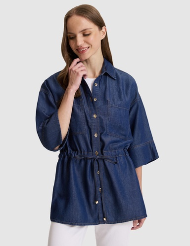 Saks Comfort Fit Jean Gömlek