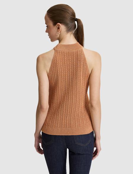 Turuncu Comfort Fit Triko Tişört - 50319971023
