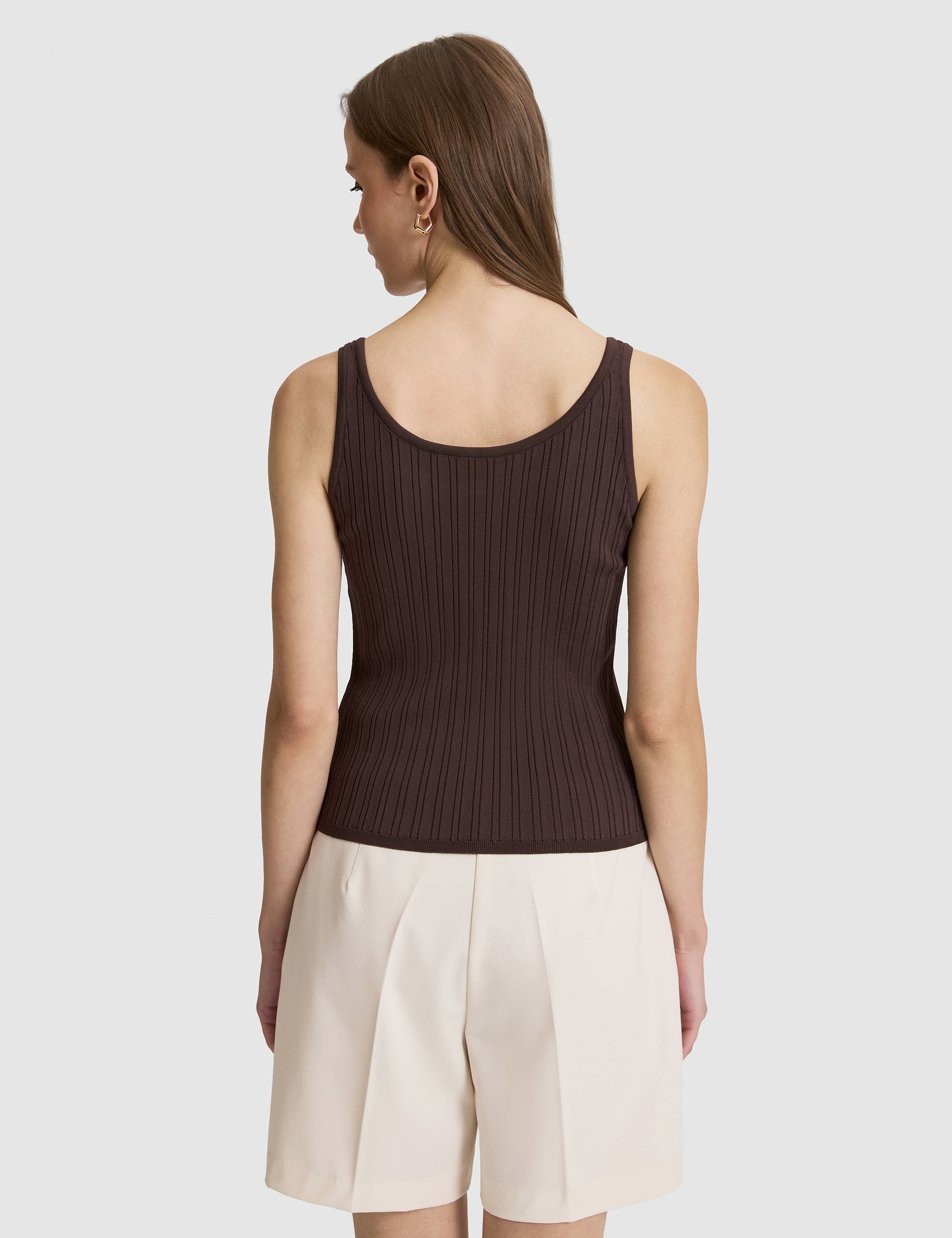 Kahverengi Extra Slim Fit Triko Tişört