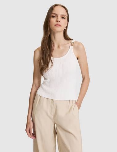 Ekru Ex. Slim Fit Triko Tişört
