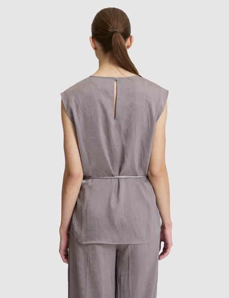 Açık Gri Regular Fit Bluz - 50324060002