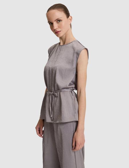 Açık Gri Regular Fit Bluz - 50324060002