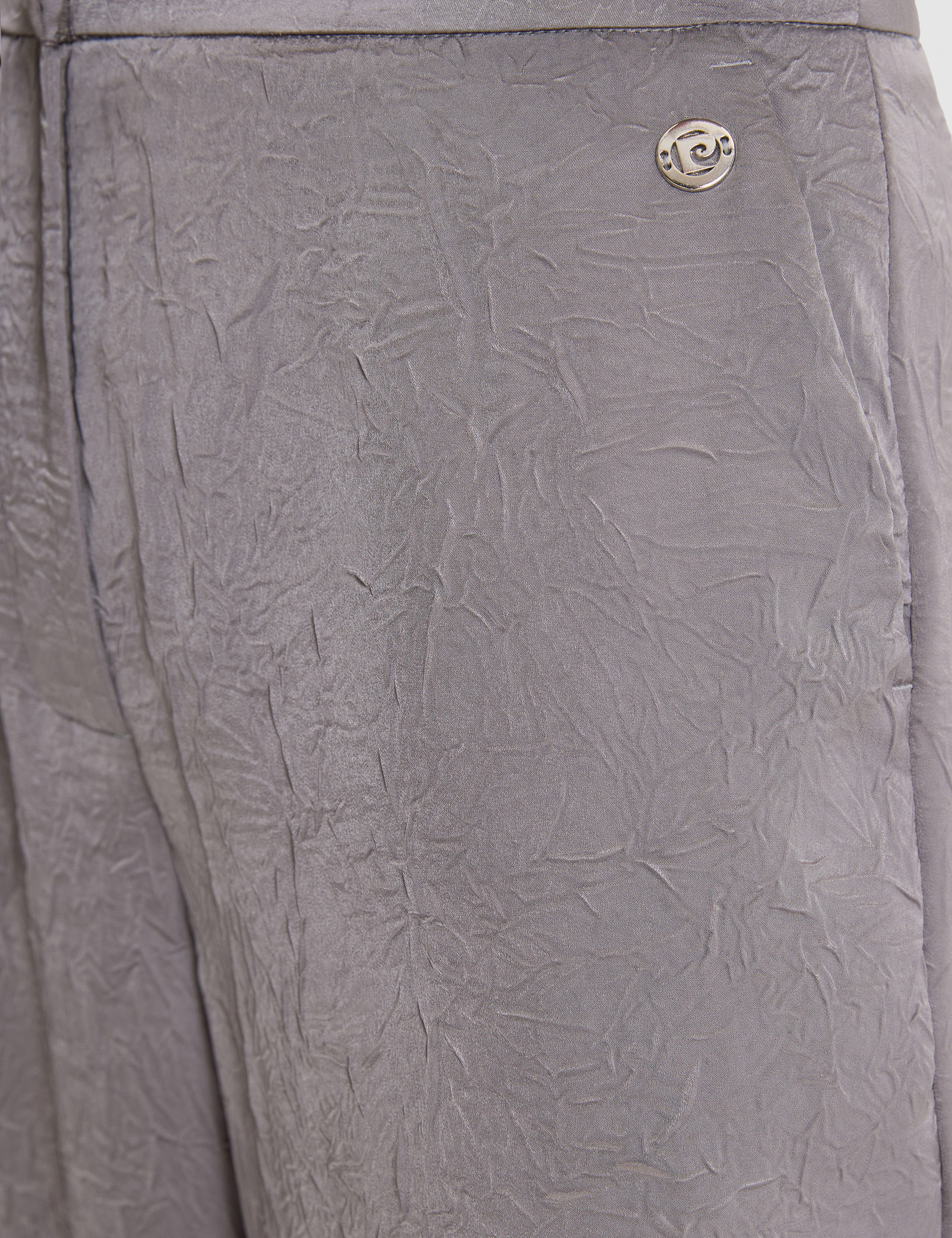 Açık Gri Loose Fit Kanvas Pantolon