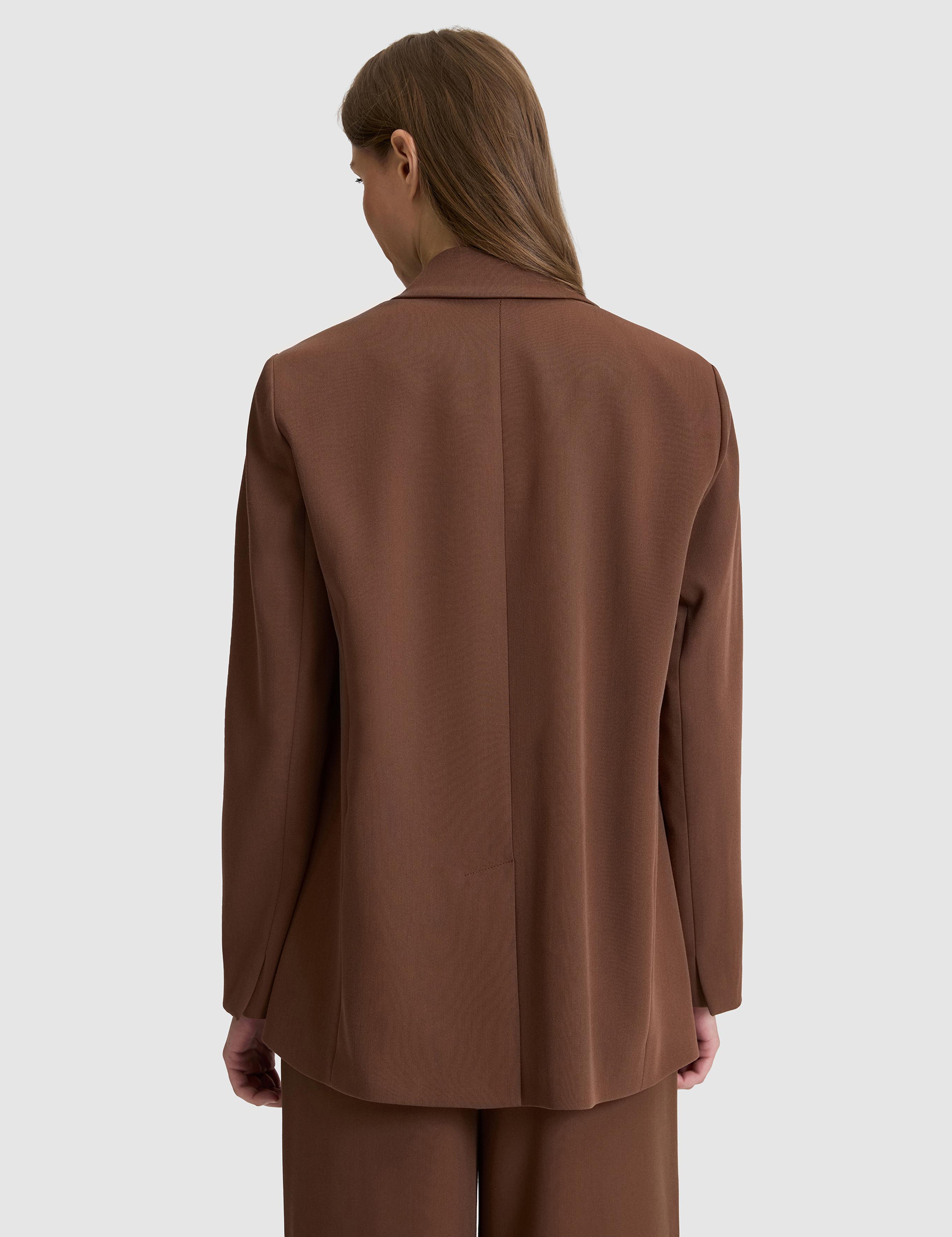 Kahverengi Comfort Fit Ceket