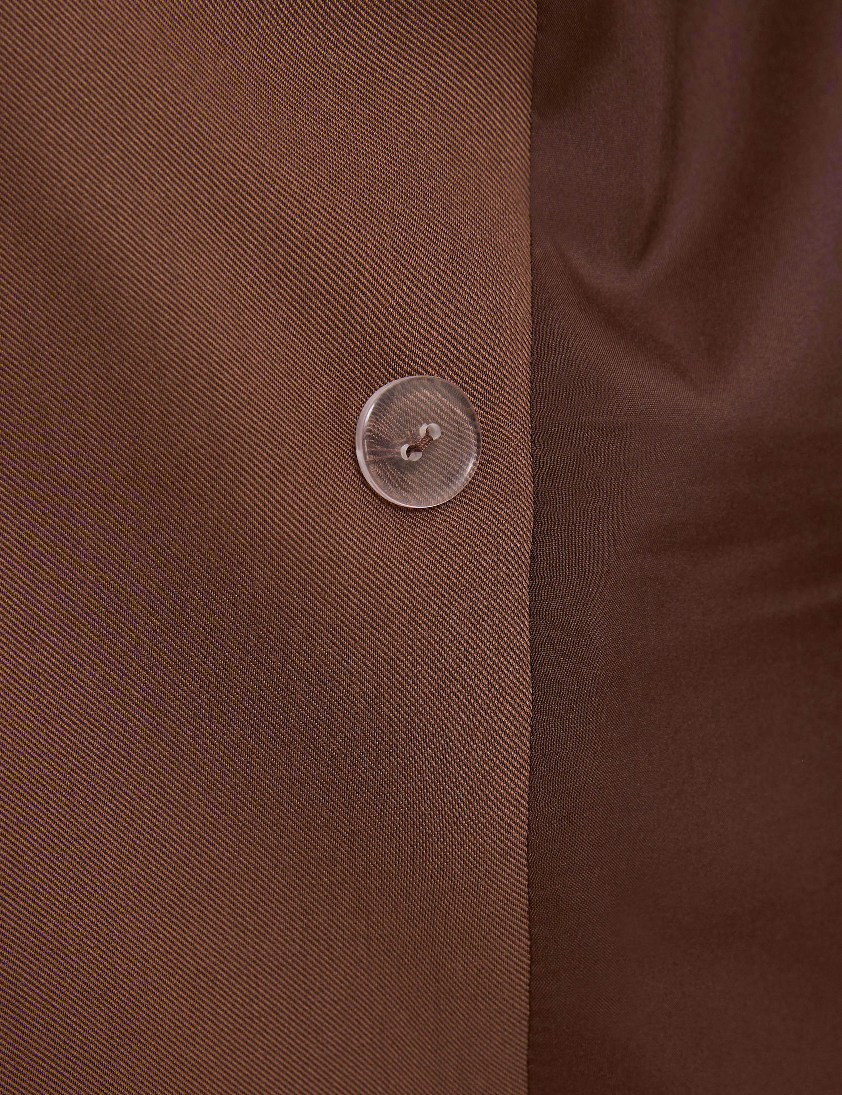 Kahverengi Comfort Fit Ceket