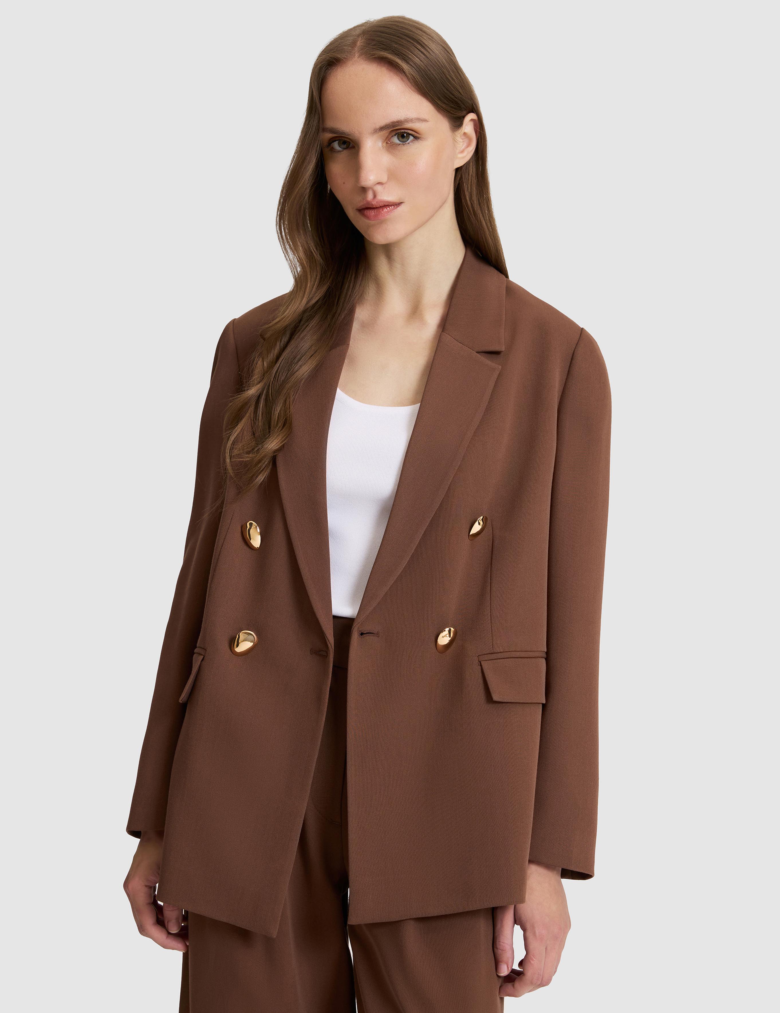 Kahverengi Comfort Fit Ceket