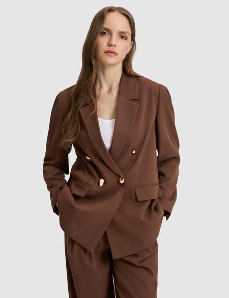Kahverengi Comfort Fit Ceket - 50320338017