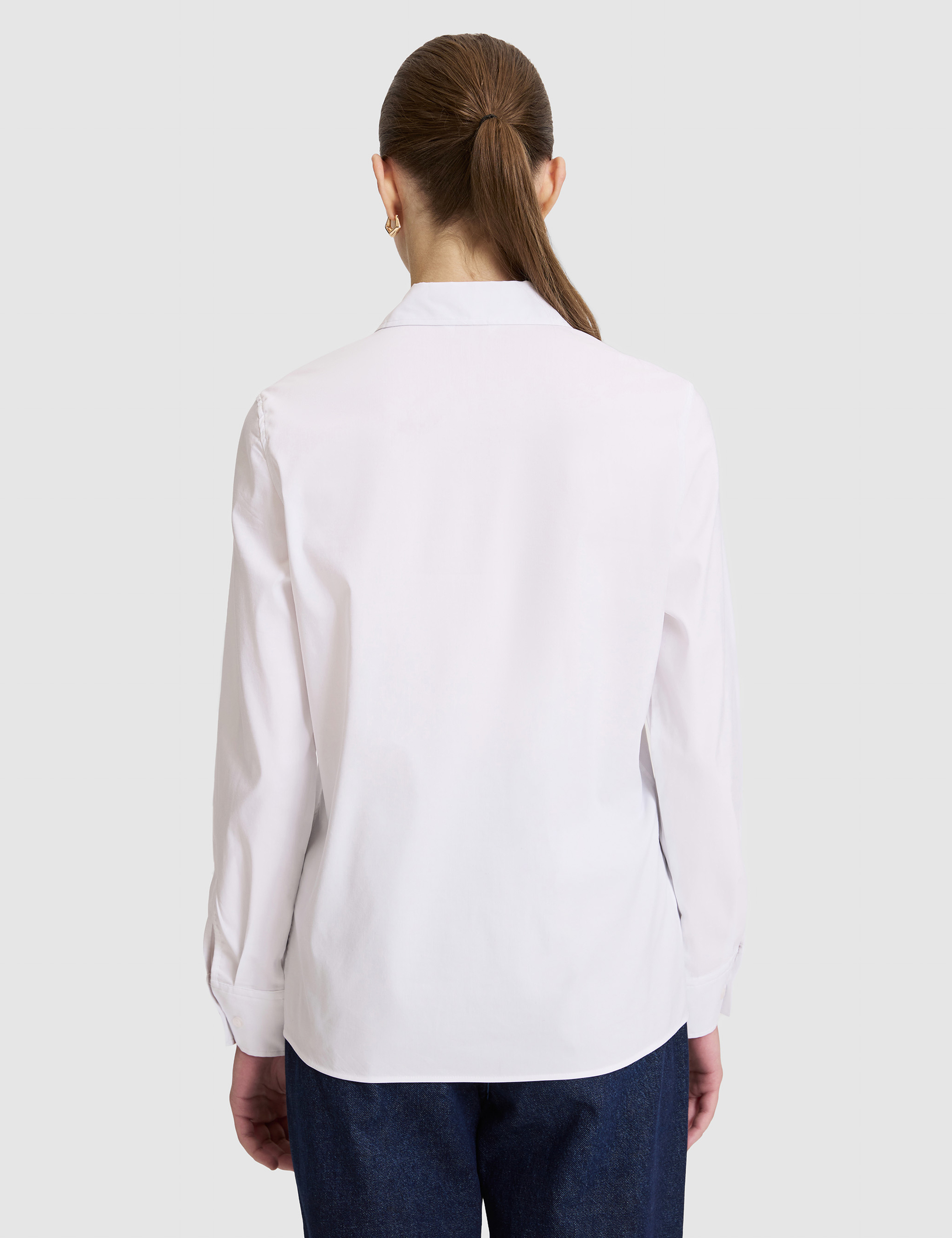 Beyaz Regular Fit Uzun Kollu Gömlek - 50321222016