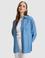 Açık Mavi Comfort Fit Jean Gömlek