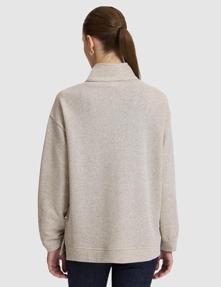 Bej Oversize Sweatshirt - 50319901018