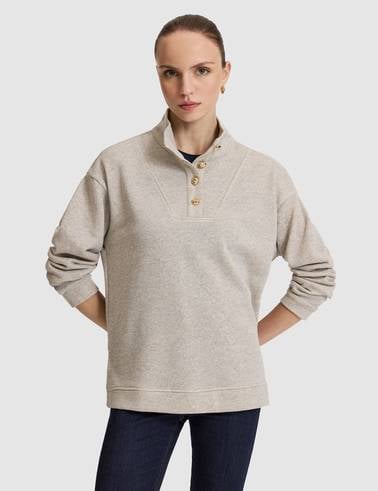 Bej Oversize Sweatshirt