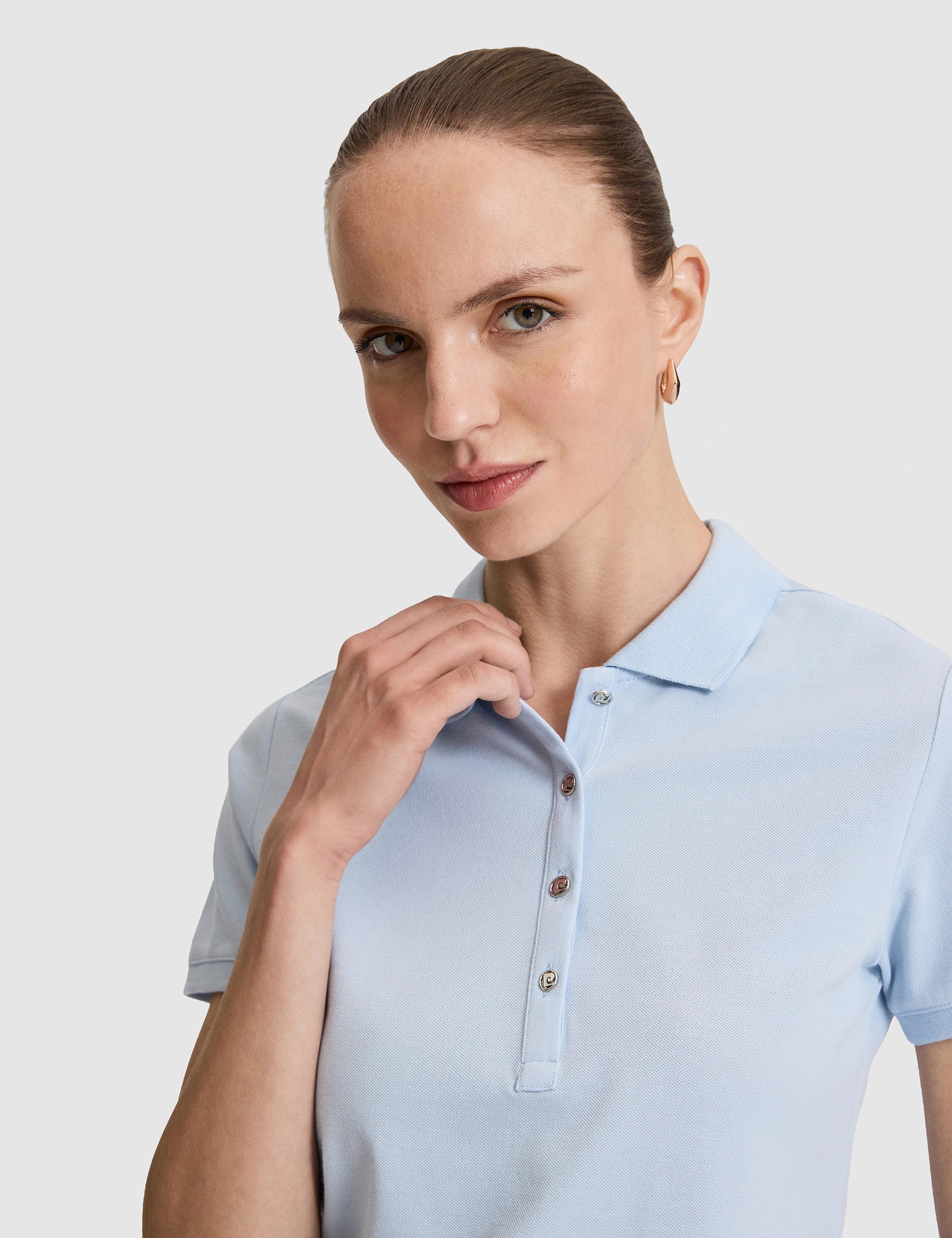 Mavi Slim Fit Pamuklu Polo Yaka Basic Tişört
